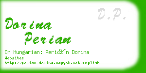 dorina perian business card